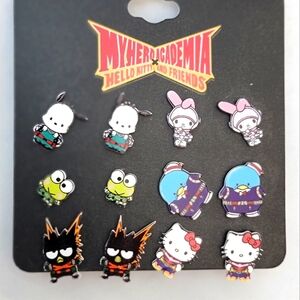 My Hero Academia Sanrio Hello Kitty Hot Topic Boxlunch Earrings
